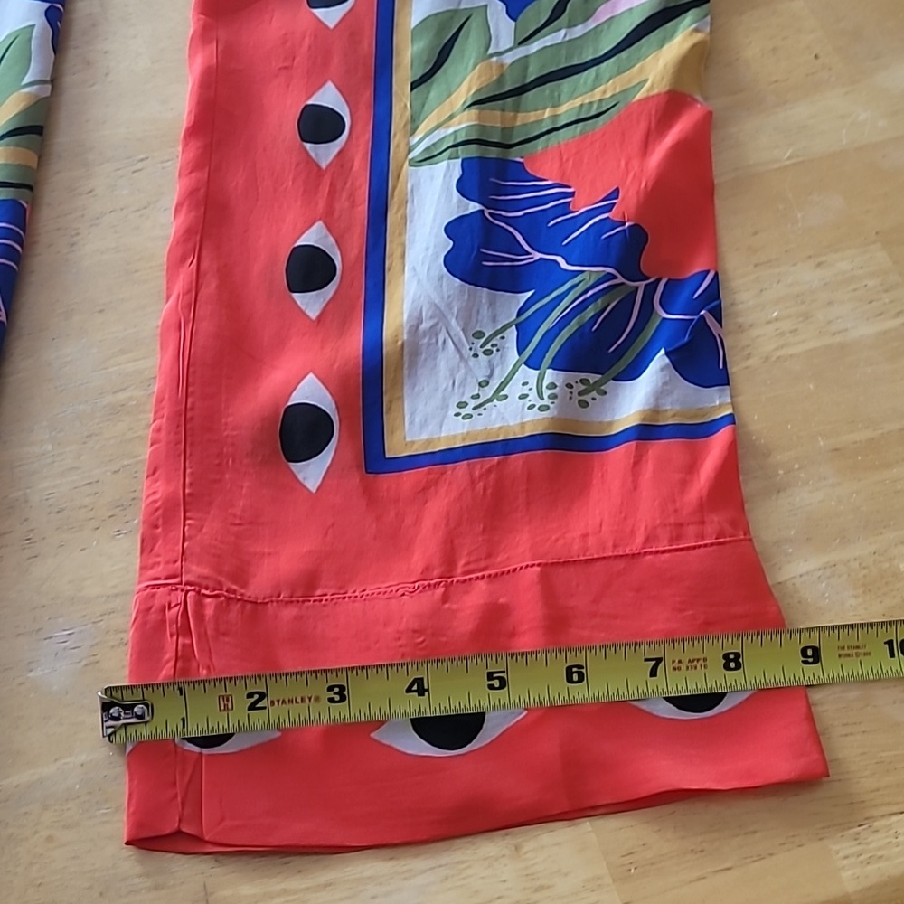 Farm Rio Surreal Scarf Pajama Trousers Pull-on Pants - Picture 12 of 15